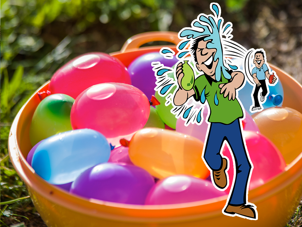 Ludieke waterballonnen belevenis voor het goede doel